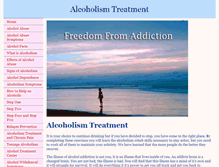 Tablet Screenshot of alcoholismtreatment.org